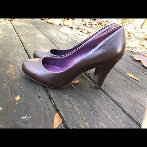 Steve Madden Size 9 Brown Leather Heels